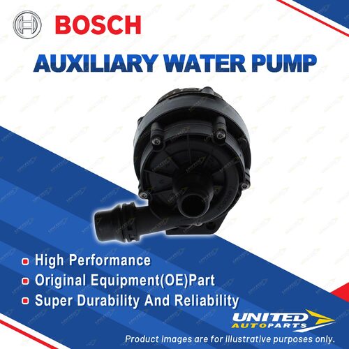 Bosch Auxiliary Water Pump for BMW X3 G01 F97 X4 G02 F98 20i 30i M40i 2.0L 3.0L