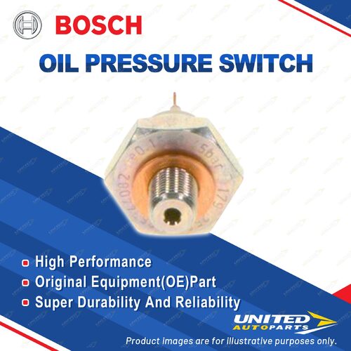 Bosch Oil Pressure Switch for Audi 80 90 B3 100 200 C3 A6 C4 A8 D2 Cabriolet V8