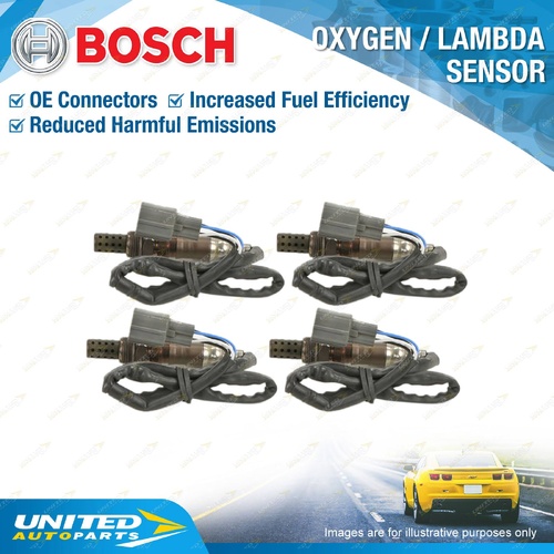 4 x Bosch Oxygen Lambda Sensors Pre & Post for Toyota Avalon MCX10R MCX10 3.0L