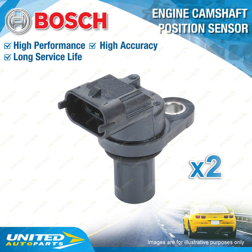 2 x Bosch Left & Right Camshaft Position Sensors for Audi A6 S4 C6 B6 7 4F 8H 8E