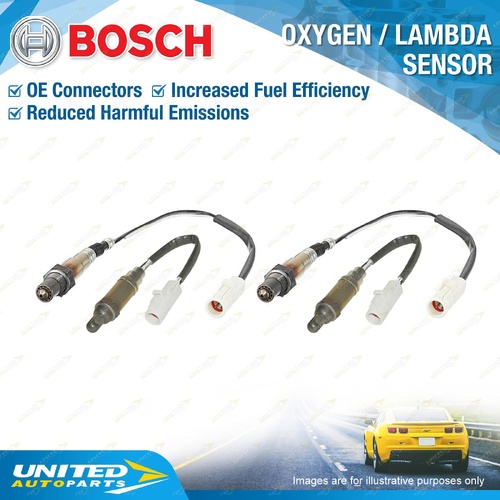 4 x Bosch Oxygen Lambda Sensors Pre & Post for Ford Explorer UT UX UZ 4.0L 157KW