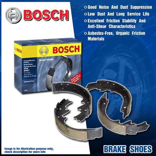 Bosch Rear Brake Shoes for Ford Courier PB PC PD PE PG PH Shoe Width 51.5