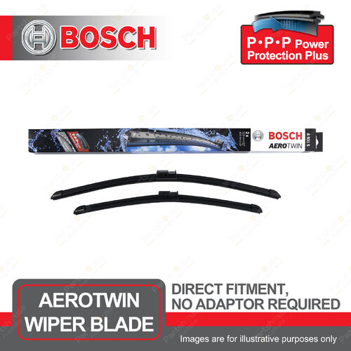 Pair Genuine Bosch AR530S Aerotwin Windscreen Wiper Blade Set 530mm