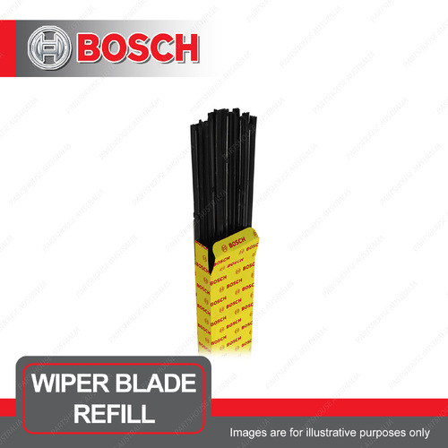 Bosch 710mm 28" Metal Wiper Refills Twin Rail Mid Back 7mm BMT710-10 Pack of 10