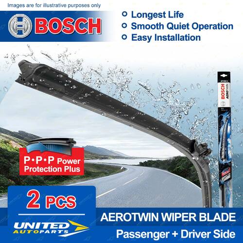 Bosch Aerotwin Front Pair Wiper Blades for Honda Civic Sedan Hybrid FD