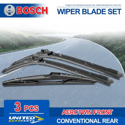 Bosch Aerotwin Plus Wiper Blade Set for Citroen C4 Grand Picasso B78 8/2016-on