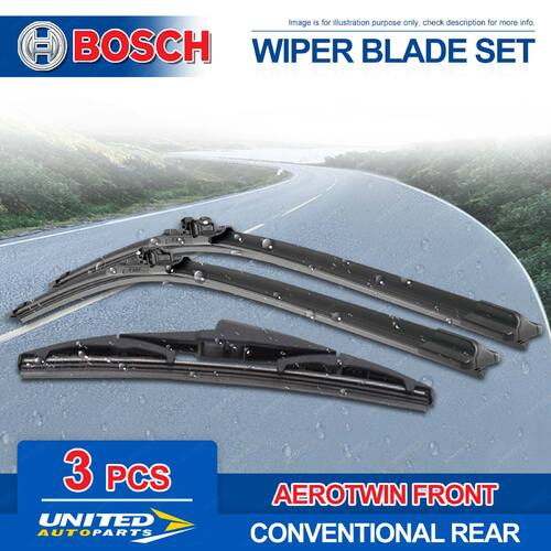 Bosch Aerotwin Retrofit Wiper Blade Set for Daihatsu Sirion II M3 10/2004-onward