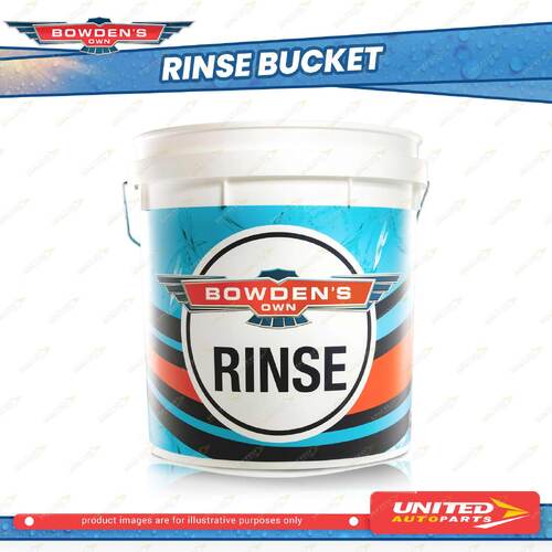 1 x Bowden's Own Rinse Bucket - 15 Litre Capacity Solid Construction