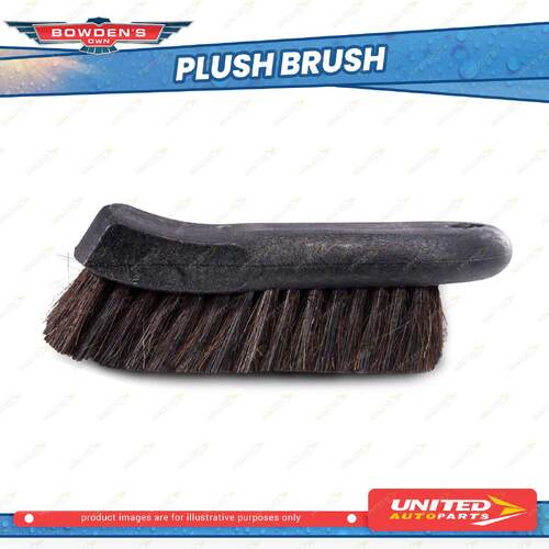 1 x Bowden's Own Soft Bristle Plush Brush Solid Plastic Construction