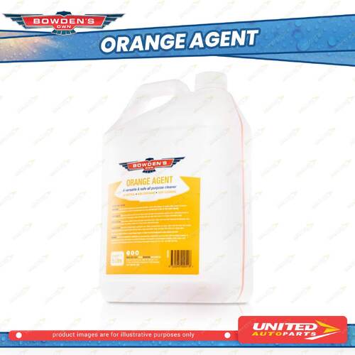 Bowden's Own Orange Agent 5L Water Based Formula Non Corrosive pH Balanced