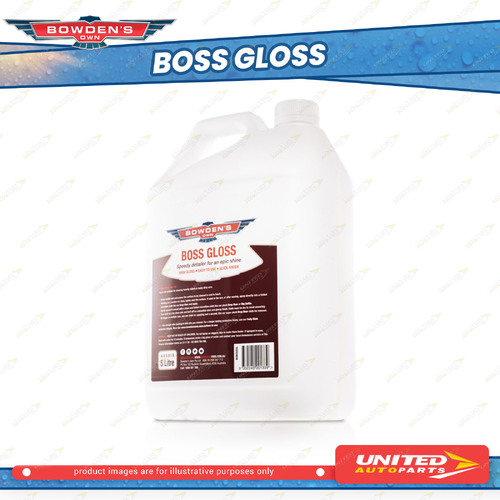 Bowden's Own Boss Gloss 5L Fastest Easy to Use Water Based Synthetic Formula