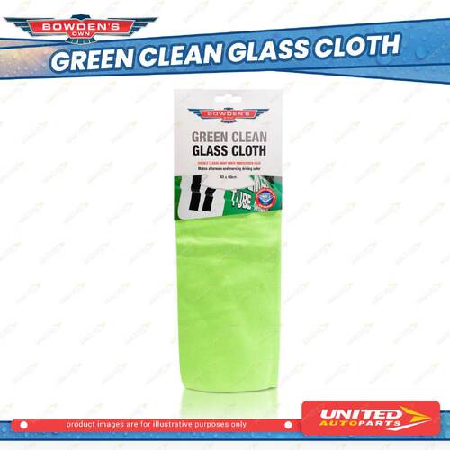 Bowden's Own Green Clean Glass Cloth - Long Lasting and Machine Washable