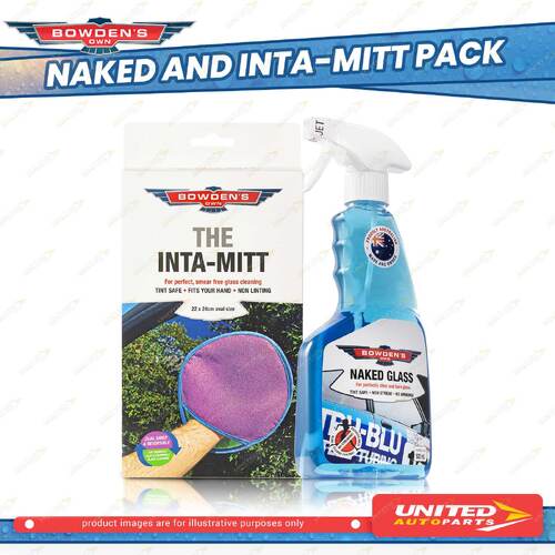 Bowden's Own Naked and Inta-Mitt Pack - Epic Glass Cleaning Combination