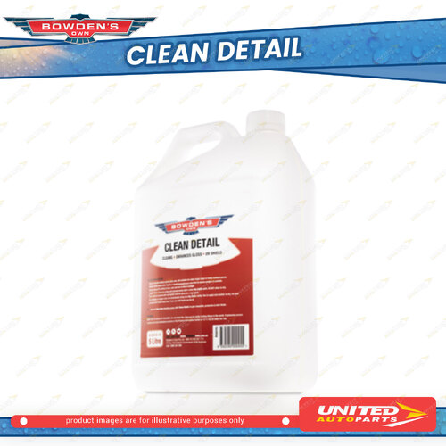 1 x Bowden's Own Clean Detail Car Detailing Cleaner 5L - Evaporate Away Fast