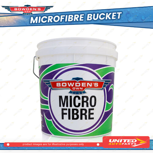 1 x Bowden's Own Microfibre Bucket Without Lid - 15L Capacity Solid Construction