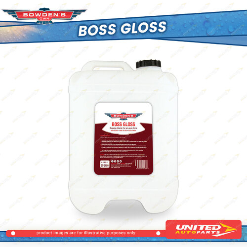 1 x Bowden's Own Boss Gloss Car Detailing Cleaner 20 Litre - High lubricity