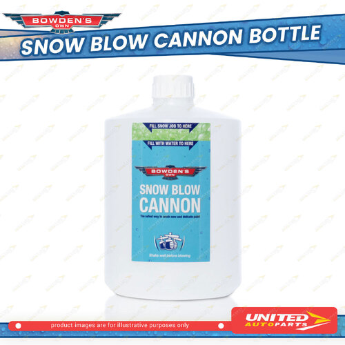 1 x Bowden's Own Snow Blow Cannon Bottle - Custom Made Stubby Design