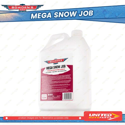 Bowden's Own Mega Snow Job Foam Cleaner - Heavy Duty Foam Snow Foam 5L