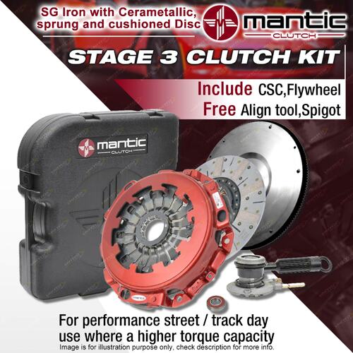 Mantic STAGE3 Clutch Kit &F/W CSC for Holden Crewman VY VZ Monaro V2 I II III VZ