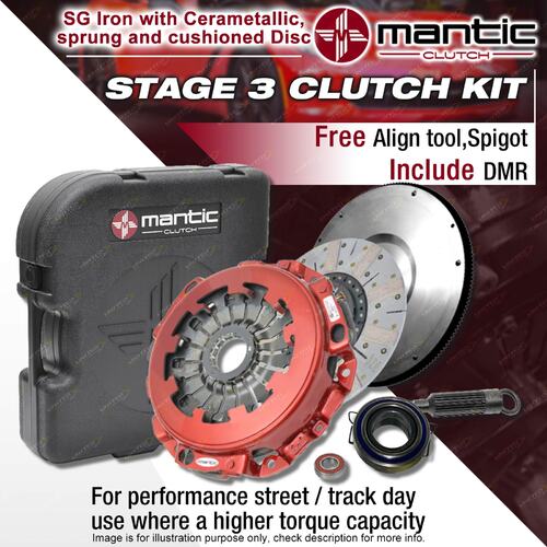 Mantic Sprung Cushioned Cerametallic Clutch Kit Include SMF for Nissan 200SX S15