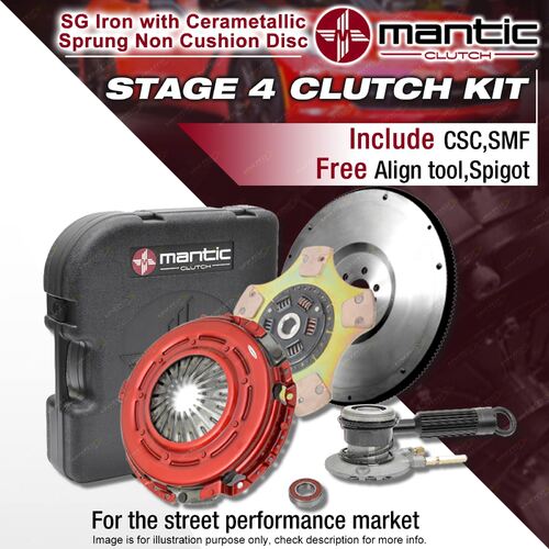 Mantic Stage 4 Clutch Kit Include CSC + SMF for Chevrolet Camaro Corvette C5 5.7