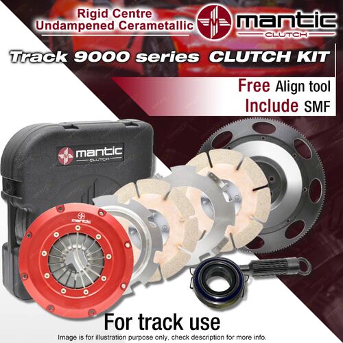 Mantic Track Rigid Cerametallic Twin Disc Clutch Kit & SMF for Chevrolet Camaro