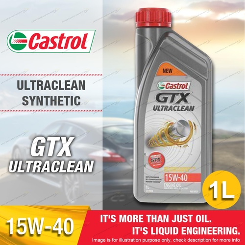 Castrol GTX Ultraclean 15W-40 Engine Oil 1L for Honda Accord Civic CR-V Odyssey