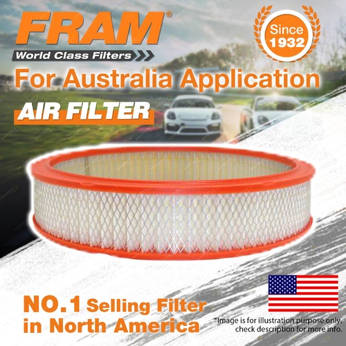 Fram Air Filter for Ford F350 302 V8 4.9L Petrol 01/1986-1989 Refer A237