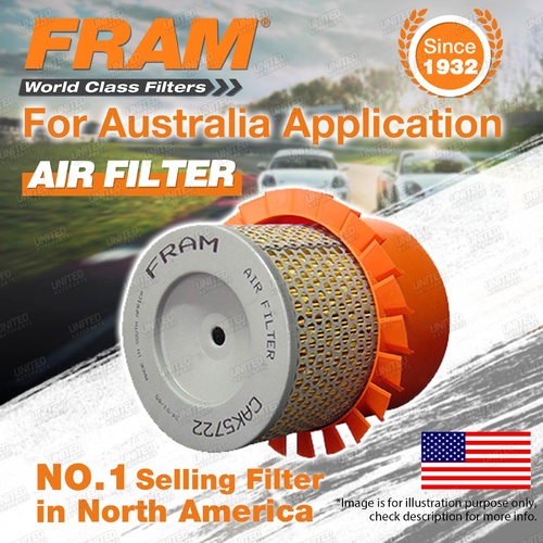 Fram Air Filter for Mitsubishi L300 4Cyl 2.5L 2.4L 1998-2007 Refer HDA5839