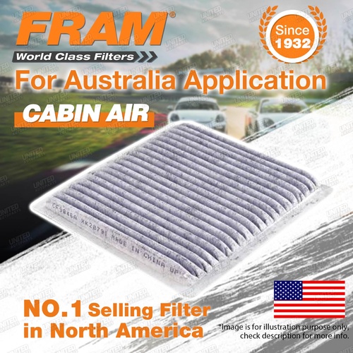 Fram Cabin Filter for Toyota Landcruiser Prado KZJ120R RJZ120R Ref RCA104P