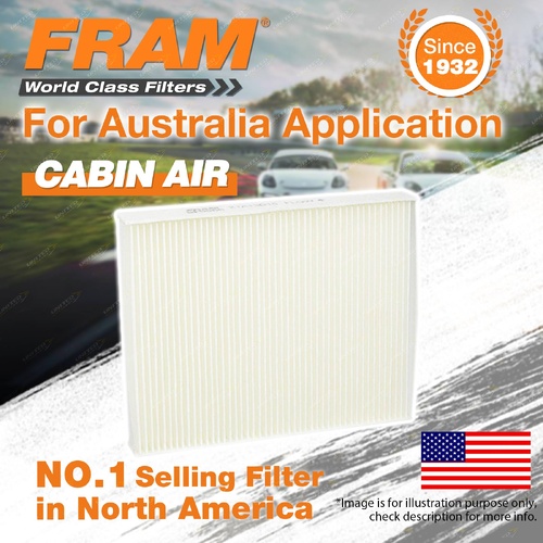 Fram Cabin Filter for Ford Fiesta TDCi WP WQ 4Cyl 1.3L - 2.6L Refer RCA168P