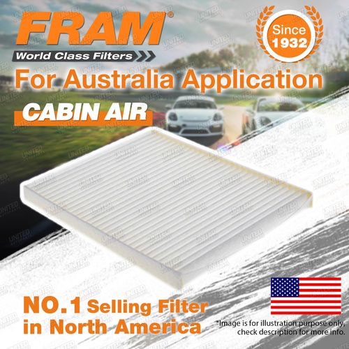 Fram Cabin Filter for Ford Ecosport BK Fiesta WS WZ TD Refer RCA189C