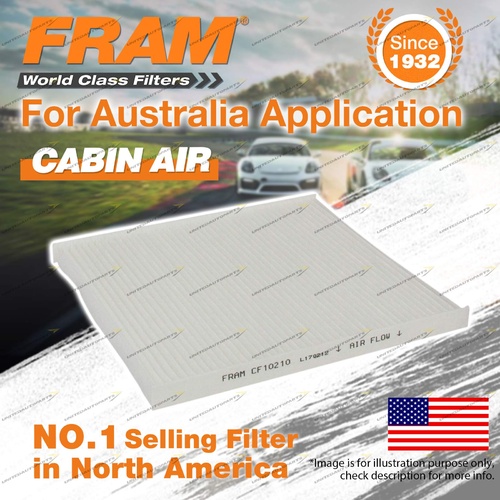 Fram Cabin Air Filter for Hyundai Tucson JM 4Cyl V6 Refer RCA195P