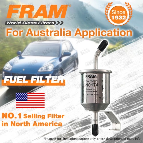 Fram Fuel Filter for Toyota Hilux TGN121R TGN16R Petrol 4Cyl 2.7L 05-On Ref Z684