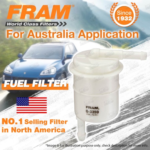 Fram Fuel Filter for Mazda Familia BV BW 4Cyl 1.3 1.5 Petrol Refer Z91