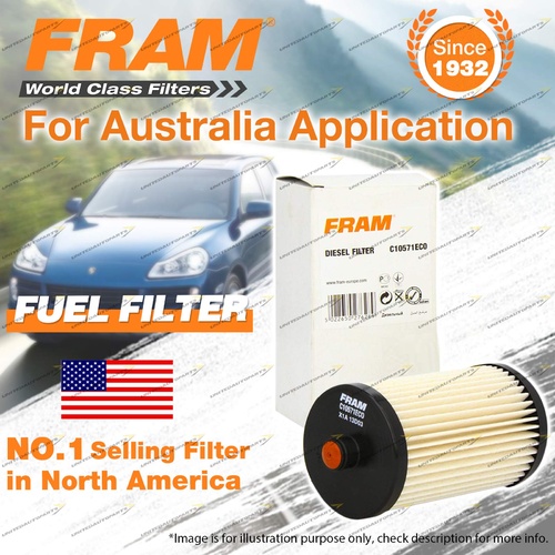 Fram Fuel Filter for Volkswagen Crafter LT 46 Turbo Diesel 2.5 2.8L Refer R2710P