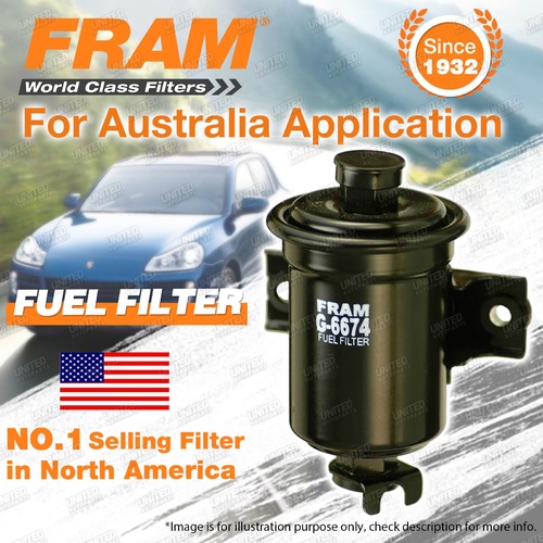 Fram Fuel Filter for Holden Nova 4CYL 1.6 1.8 Petrol 4AFE 7AFE 10/94-97 Ref Z478