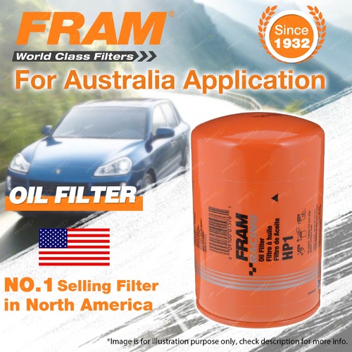 Fram Racing Oil Filter for Ford Falcon Fairmont Futura XL XM XP XR XT XY Petrol