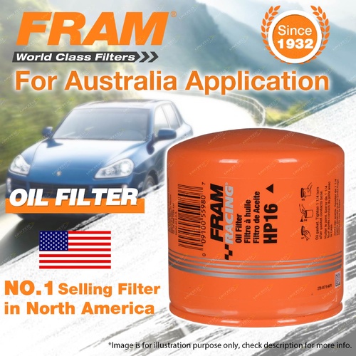 Fram Racing Oil Filter for Ford LTD BA BF MONDEO HE ST24 Mustang COBRA SHELBY