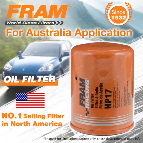 Fram Racing Oil Filter for Chrysler SEBRING 2.4L Petrol Refer Z411