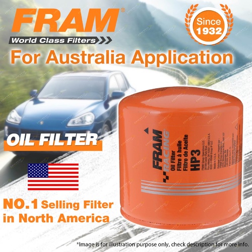 Fram Racing Oil Filter for Fiat Regata 100 100S 70 70S 70ES 75 SUPER 85 85 90