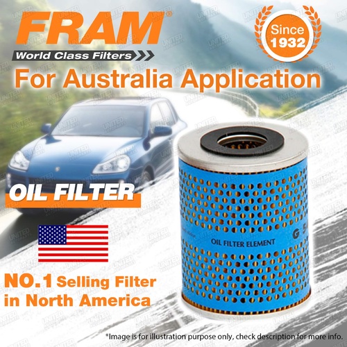 Fram Oil Filter for BMW 3 E3 3.3 E3 518 E12 520 E12 525 E12 525e E12 635CSi E24