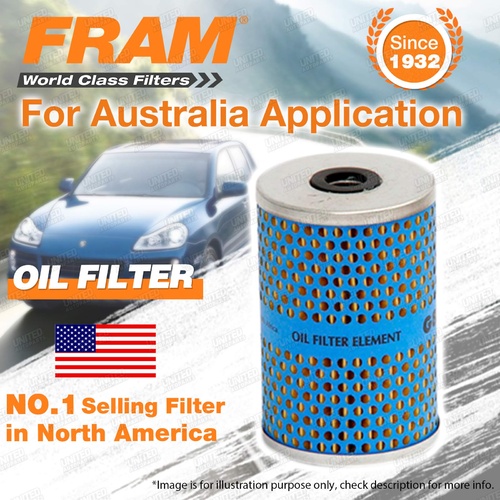 Fram Oil Filter for Daihatsu SCAT F20 25 1.6L Petrol 4Cyl 77-78 Ref R2293P