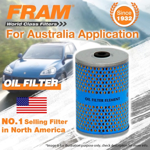 Fram Oil Filter for Mercedes Benz 230 250C SL T W123 280 CE SEL W114 Ref R2336PA