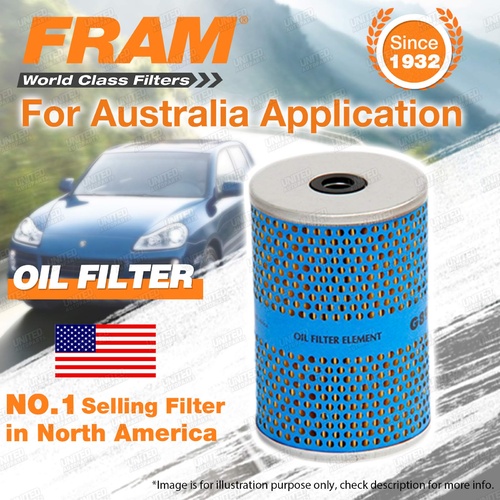 Fram Oil Filter for Toyota Dyna HU15 HU30 Landcruiser HJ45 Refer R2374P