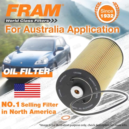 Fram Oil Filter for Daewoo Musso 2.9L Diesel 5Cyl 02/96-10/04 Refer R2586P