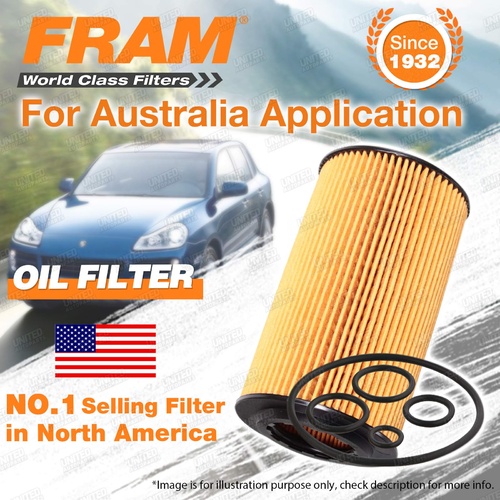 Fram Oil Filter for Dodge JOURNEY JC V6 2.7 Petrol 8T 09/2008-On Refer R2606P