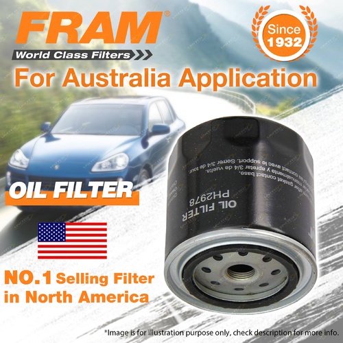 Fram Oil Filter for Ford MAVERICK DA 6cyl 4.2 Diesel TD42 02/88-9/93 Refer Z170