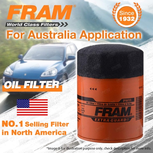 Fram Oil Filter for Holden Torana HB LC LJ TA LC LH LX UC Refer Z30