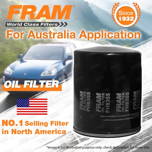 Fram Oil Filter for Mazda B2500 BRAVO UFY0W BONGO FRIENDEE SGL3 E2500 SJ08 MPV